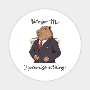 Capybara President. Election Magnet